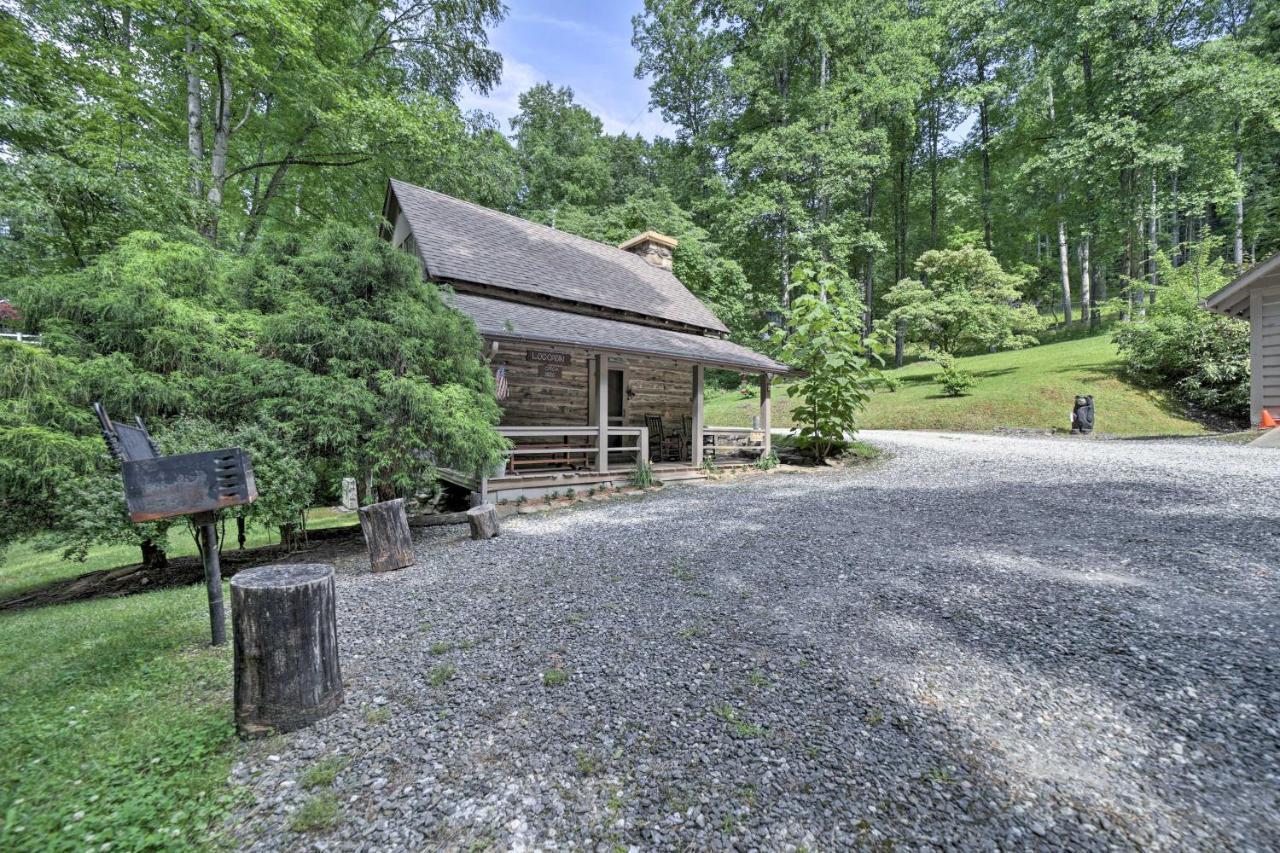 Historic Cabin Grill And Hiking Trail Access! Bryson City Buitenkant foto